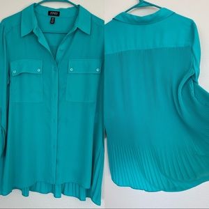 JONES NEW YORK women 100% polyester Top with three-quarter sleeves US M size